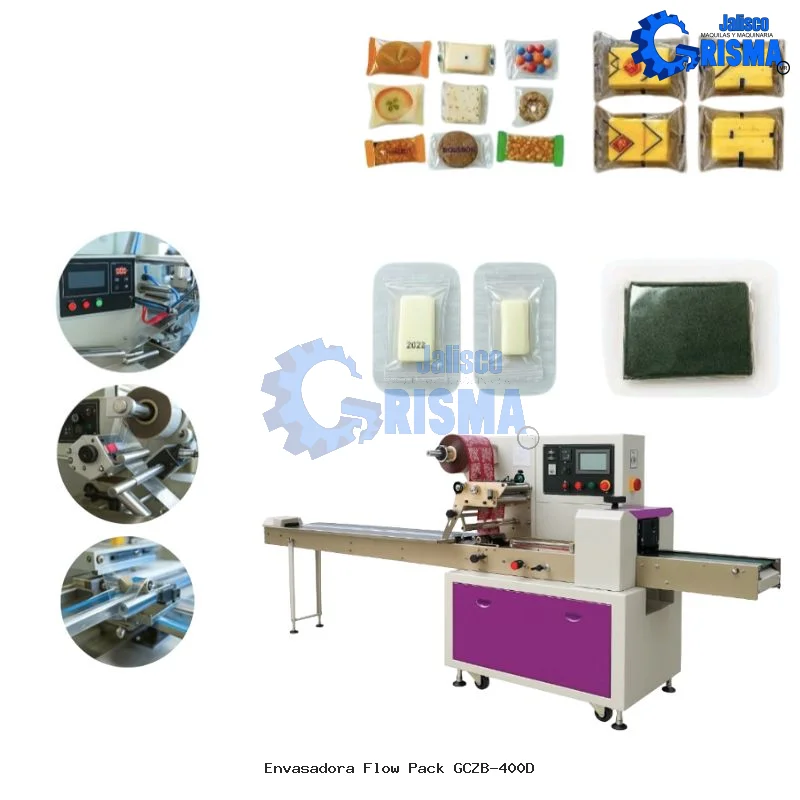 Envasadora Flow Pack GCZB-400D