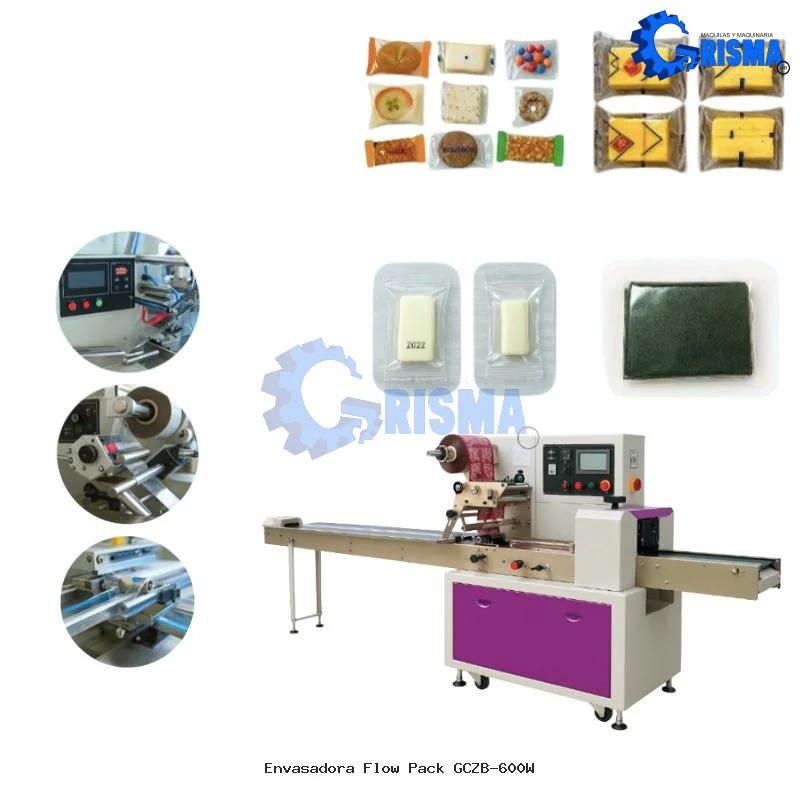Envasadora Flow Pack GCZB-600W
