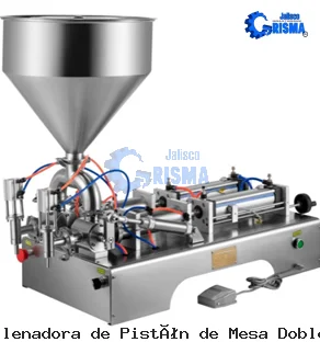 Llenadora de Pistón de Mesa Doble