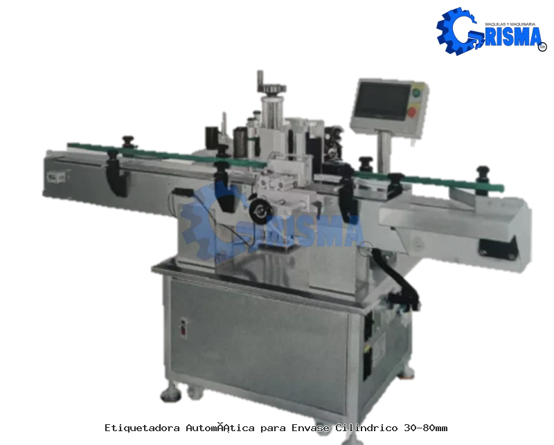 Etiquetadora Automática para Envase Cilindrico 30-80mm
