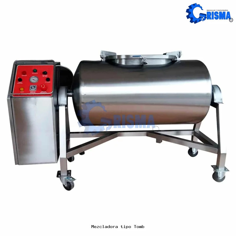 Mezcladora tipo Tombler 100 Kg